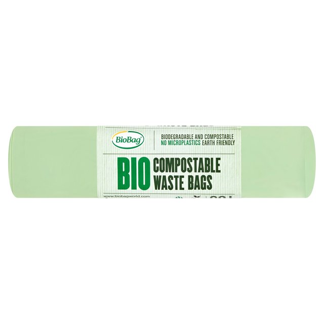 BioBag Compostable Swing Bin Liners 60L    5 per pack GOODS M&S   