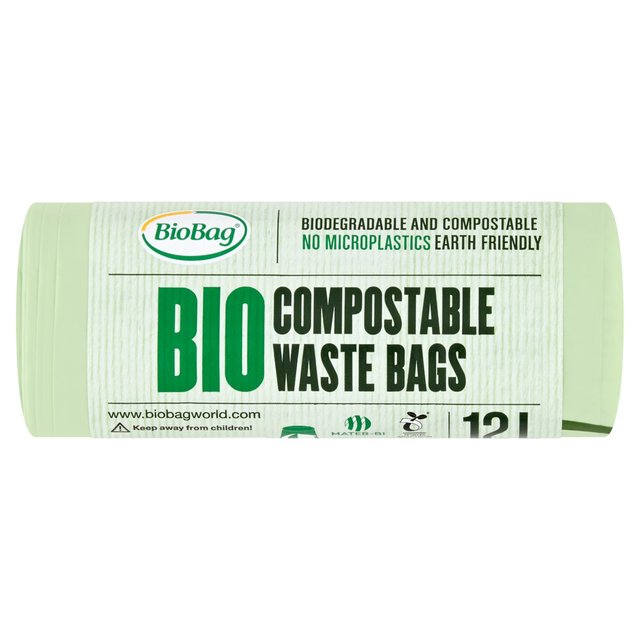 BioBag 12L Compostable Bin Liners   14 per pack GOODS M&S   