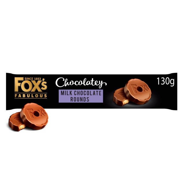 Fox's Biscuits Chocolatey Milk Chocolate Rounds   130g GOODS M&S   