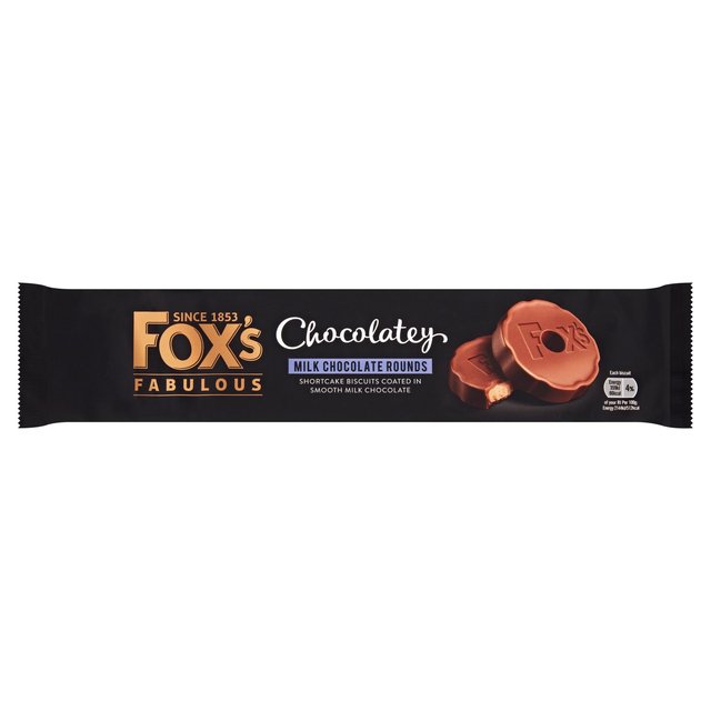 Fox's Biscuits Chocolatey Milk Chocolate Rounds   130g GOODS M&S   