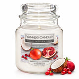 Yankee Candle medium scented candle Pomegranate Coconut - British product