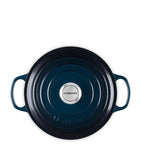 Le Creuset enamelled cast iron round casserole dish 24cm, UK version