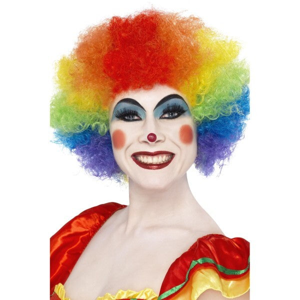 Smiffys crazy clown costume wig 120g weight, UK version