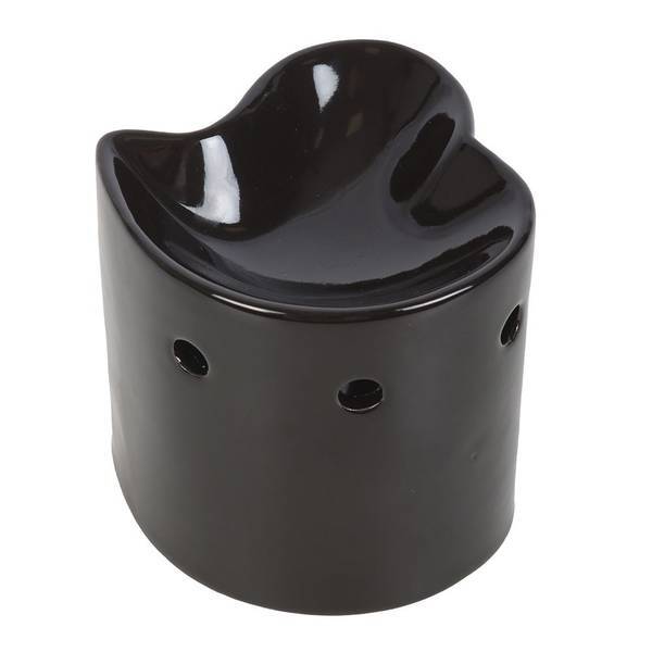 Something Different heart oil burner ceramic and steel (British brand)