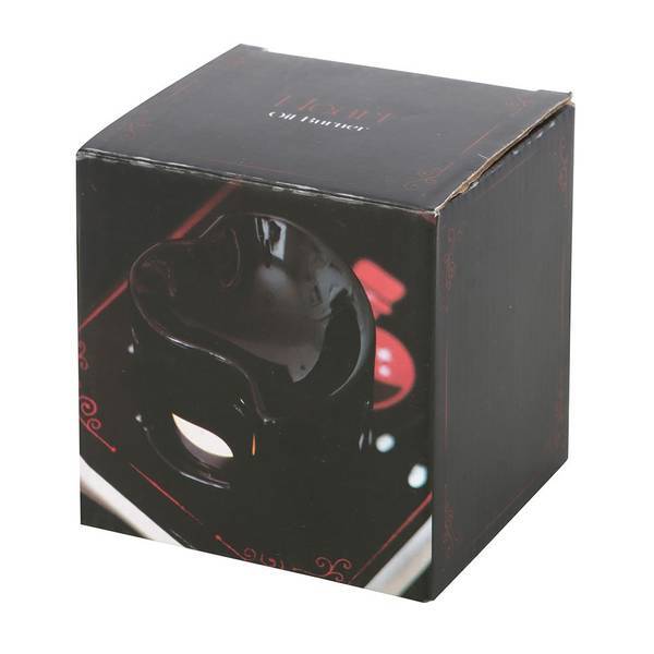Something Different heart oil burner ceramic and steel (British brand)