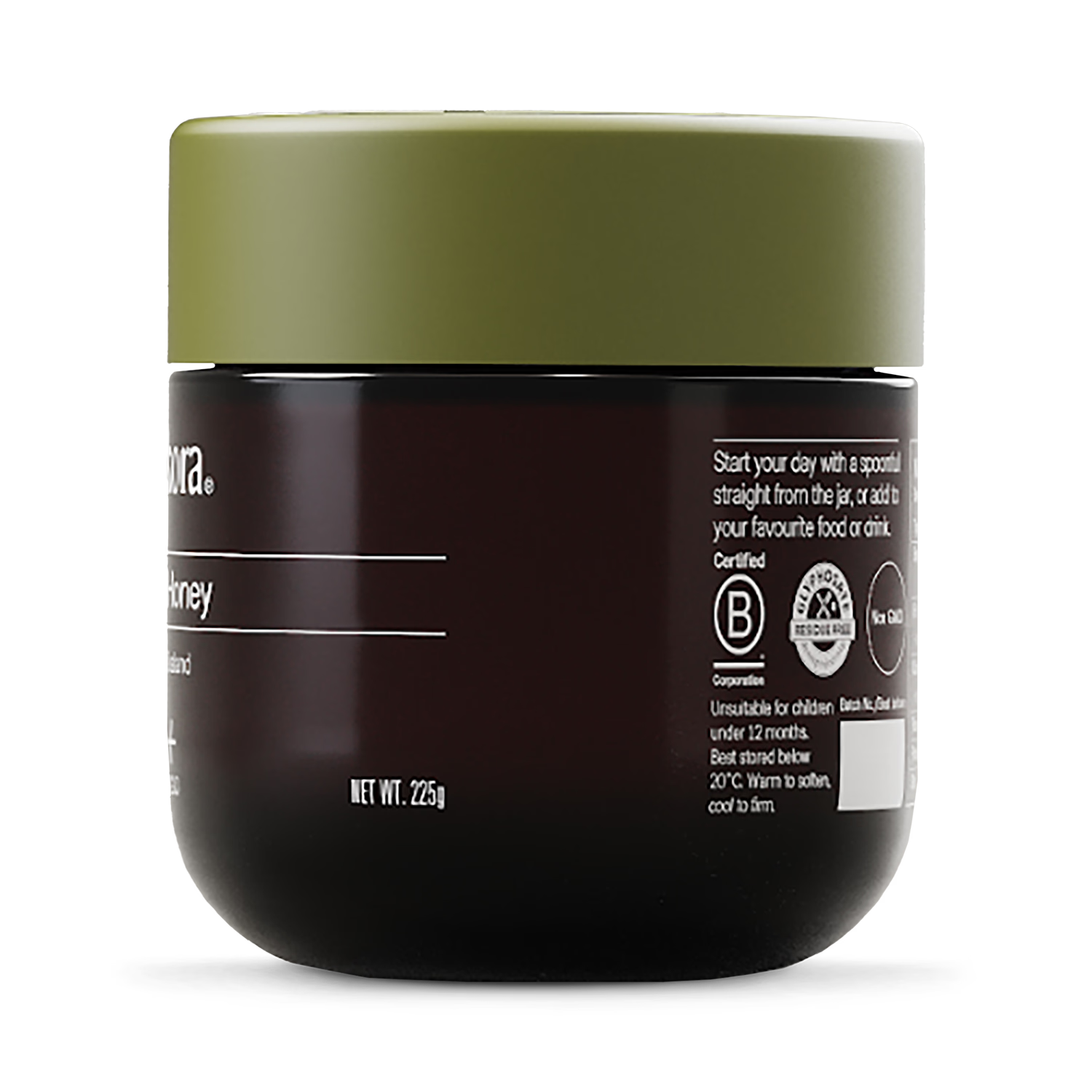 Manukora Manuka Honey MGO 400+ 225g jar - British product