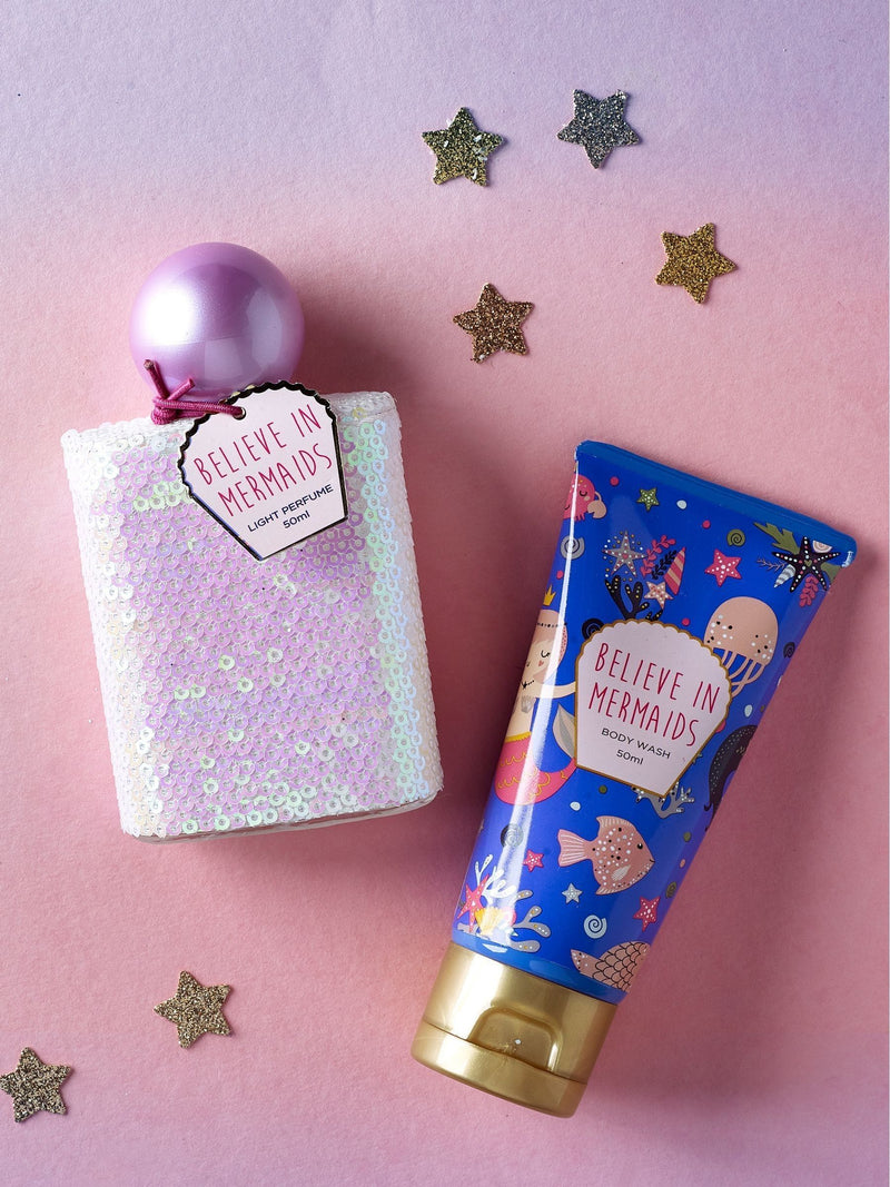 Mermaid perfume and body wash gift set for kids 50ml, UK version