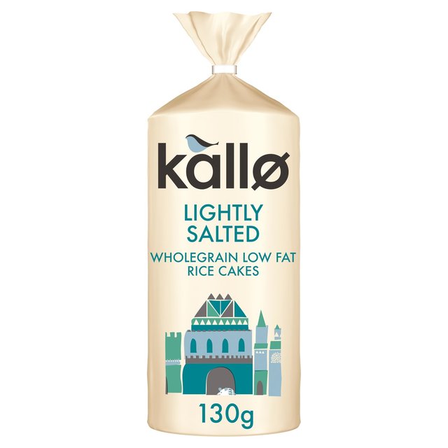 Kallo Lightly Salted Wholegrain Rice Cakes   130g