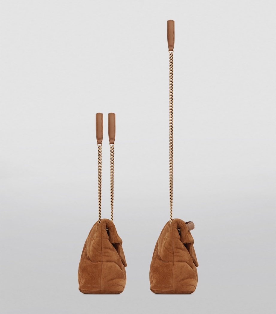 Saint Laurent Loulou Puffer small shoulder bag, imported from the UK