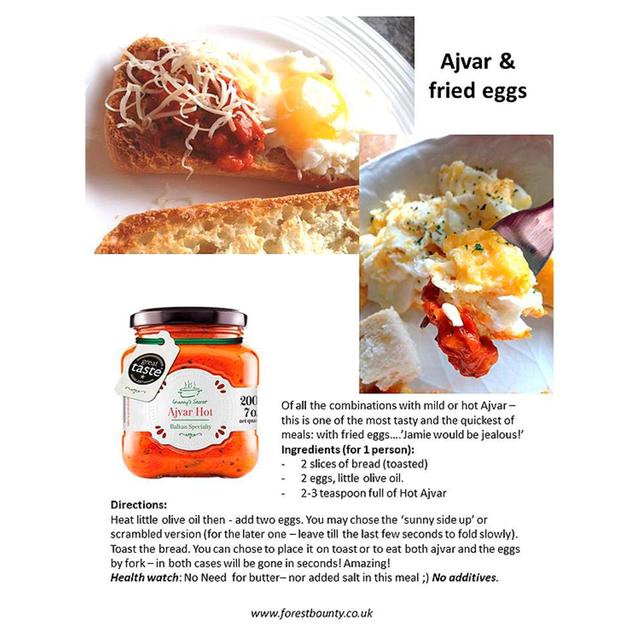 Granny's Secret Ajvar Hot Roasted Red Pepper Spread   200g GOODS M&S   