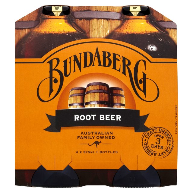 Bundaberg Australian Root Beer   4 x 375ml GOODS M&S   