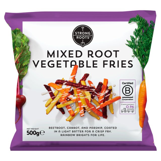 Strong Roots Mixed Root Vegetable Fries   500g GOODS M&S   