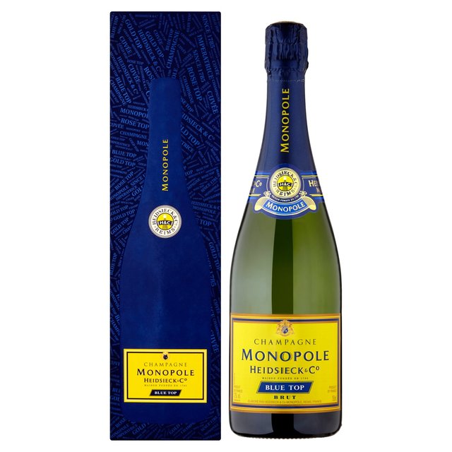 Heidsieck Monopole Blue Top Brut NV Gift Box   75cl GOODS M&S   