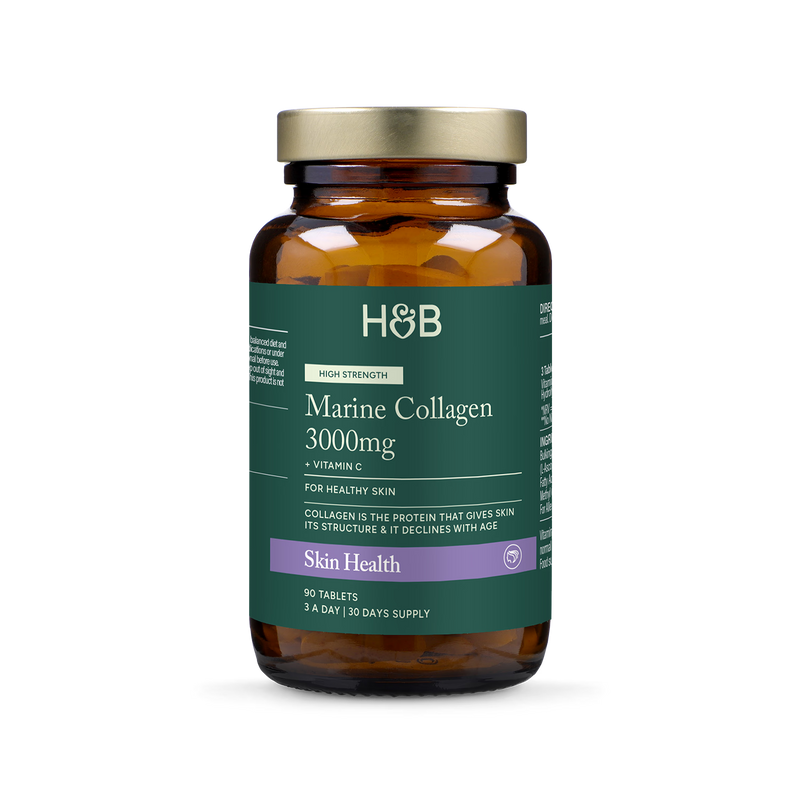 Holland & Barrett Marine Collagen Vitamin C 90 Tablets, UK version