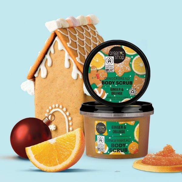 Organic Shop Gingerbread Body Scrub Ginger & Orange 250ml GOODS Superdrug   