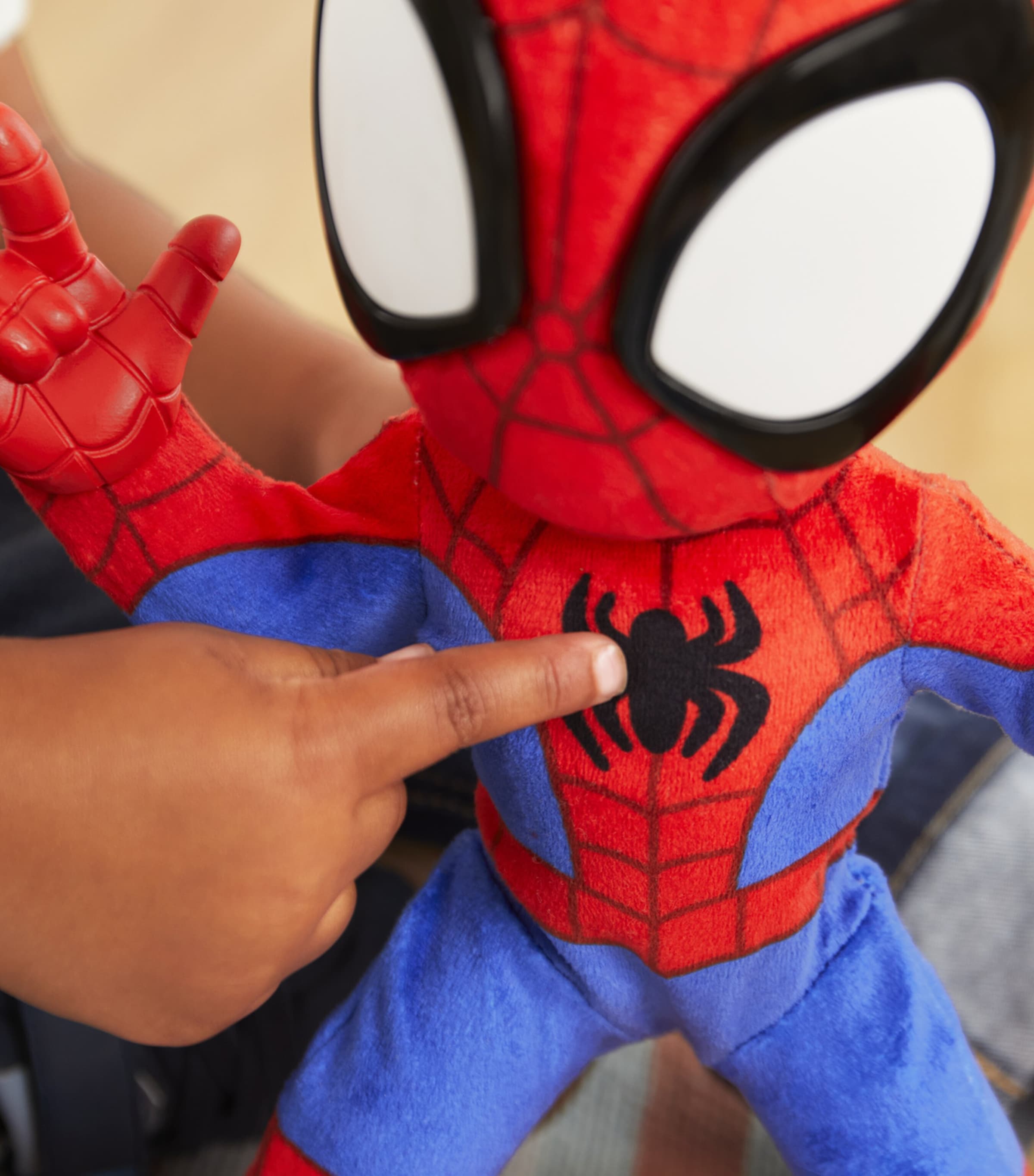 Marvel Dance 'N Crawl Spidey plush toy, imported from the UK