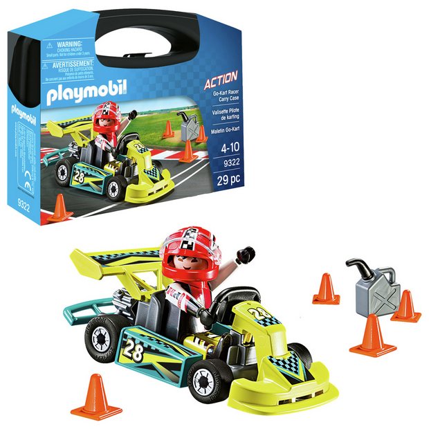 Playmobil Action Go-Kart Racer small carry case - British product