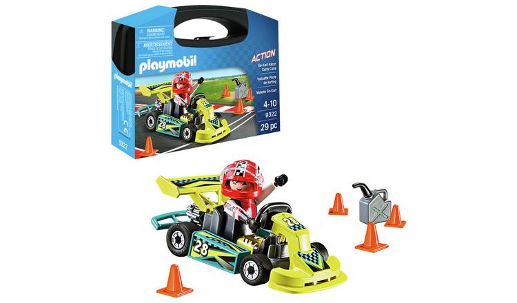 Playmobil Action Go-Kart Racer small carry case - British product