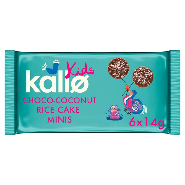 Kallo Kids Mini Choco-Coconut Rice Cakes Multipack   6 x 14g GOODS M&S   