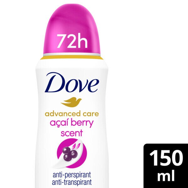 Dove Advanced Antiperspirant Deodorant Acai Berry 150ml GOODS Superdrug   