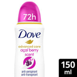 Dove Advanced Antiperspirant Deodorant Acai Berry 150ml GOODS Superdrug   