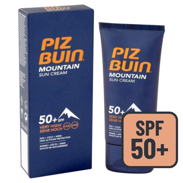 Piz Buin SPF 50+ Mountain Sun Cream    50ml GOODS M&S   