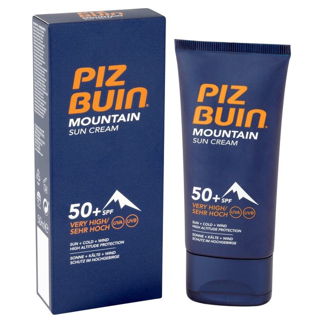 Piz Buin SPF 50+ Mountain Sun Cream    50ml GOODS M&S   