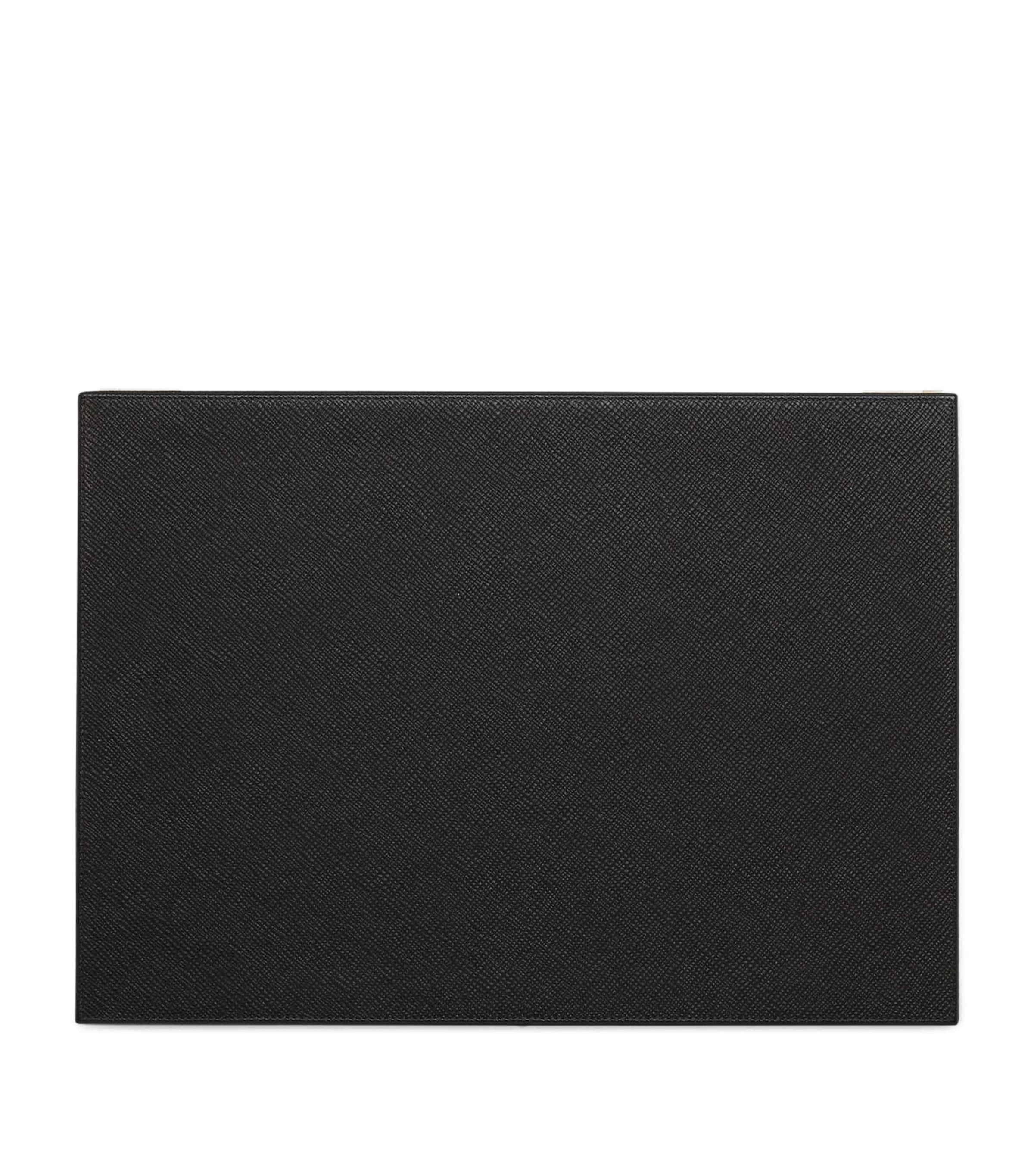 Smythson Panama Leather Jewellery Box (British brand)