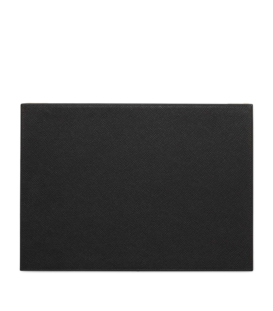 Smythson Panama Leather Jewellery Box (British brand)