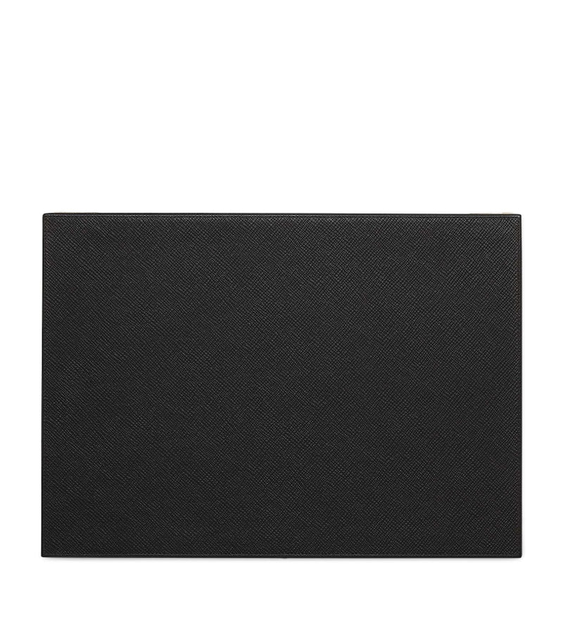 Smythson Panama Leather Jewellery Box (British brand)