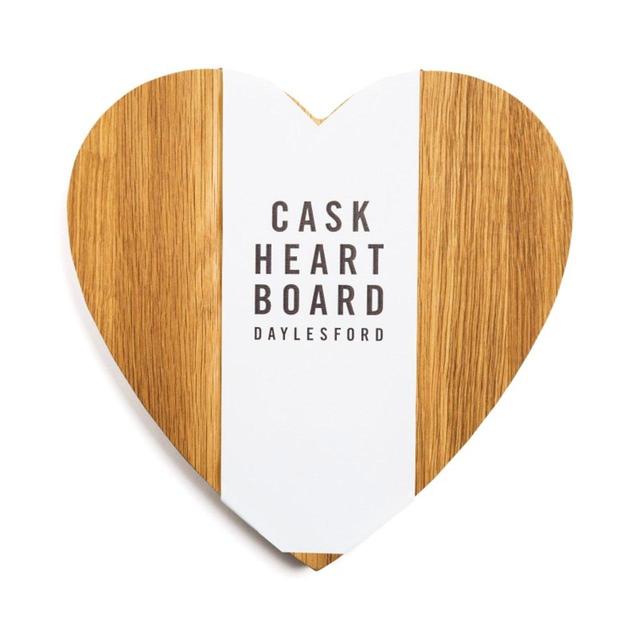 Daylesford Cask Heart Board Large GOODS M&S   