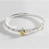 Revere baby bangle Little Star engraving gold star - British product