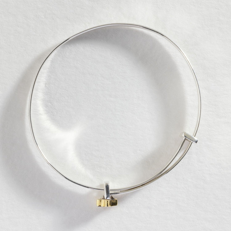 Revere baby bangle Little Star engraving gold star - British product