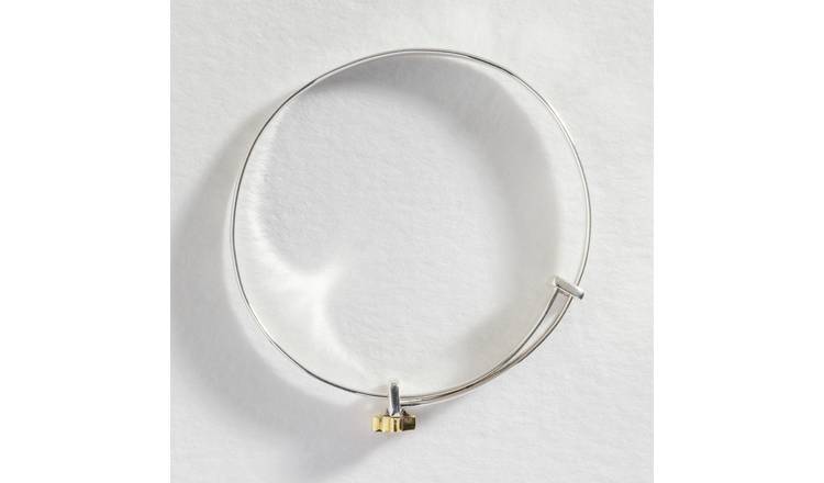 Revere baby bangle Little Star engraving gold star - British product