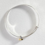 Revere baby bangle Little Star engraving gold star - British product