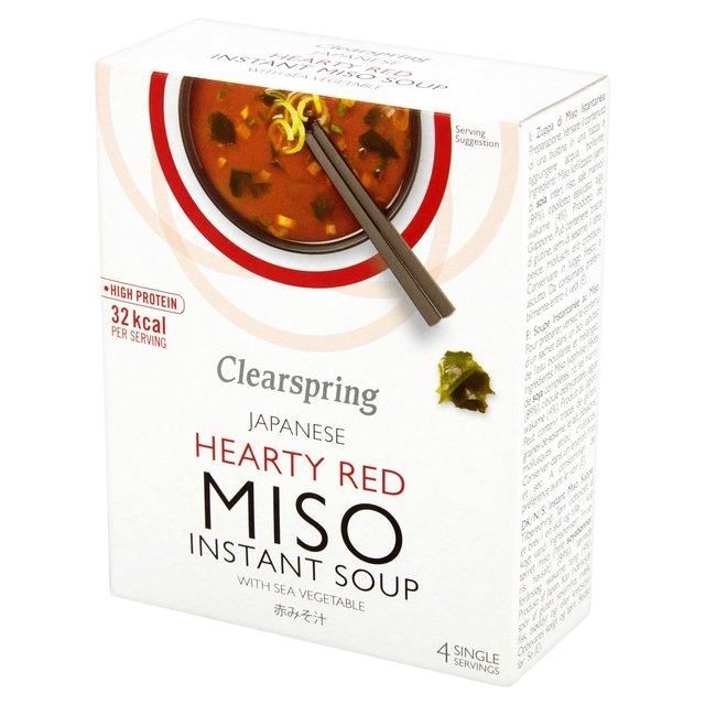 Clearspring Red Miso Soup & Sea Vegetable   4 x 10g GOODS M&S   