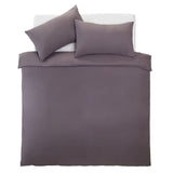 Silentnight Supersoft Plain Charcoal Bedding Set - Double