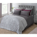 Silentnight Supersoft Plain Charcoal Bedding Set - Double