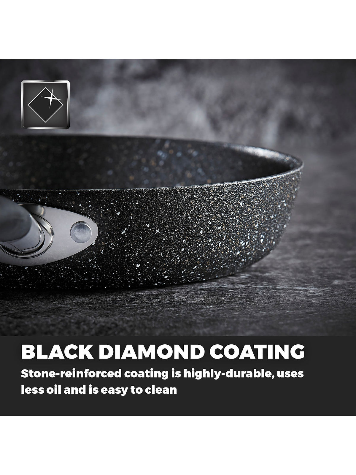 Tower Black Frying Pan
