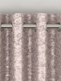 Pink crushed made to measure curtains - British product