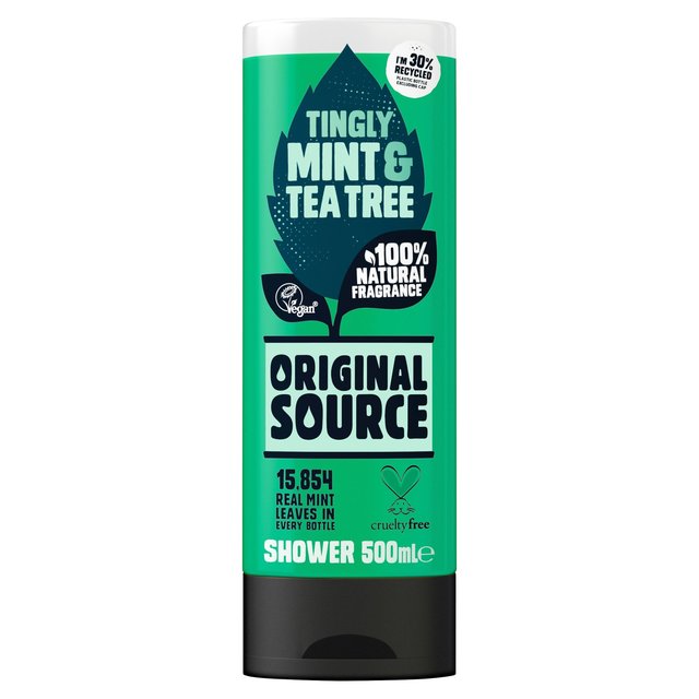 Original Source Mint & Tea Tree Shower Gel   500ml GOODS M&S   