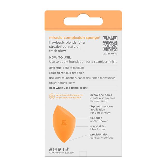 Real Techniques Miracle Complexion Sponge - Single GOODS M&S   