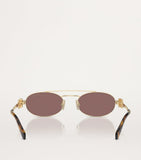 Miu Miu metal oval sunglasses - British product