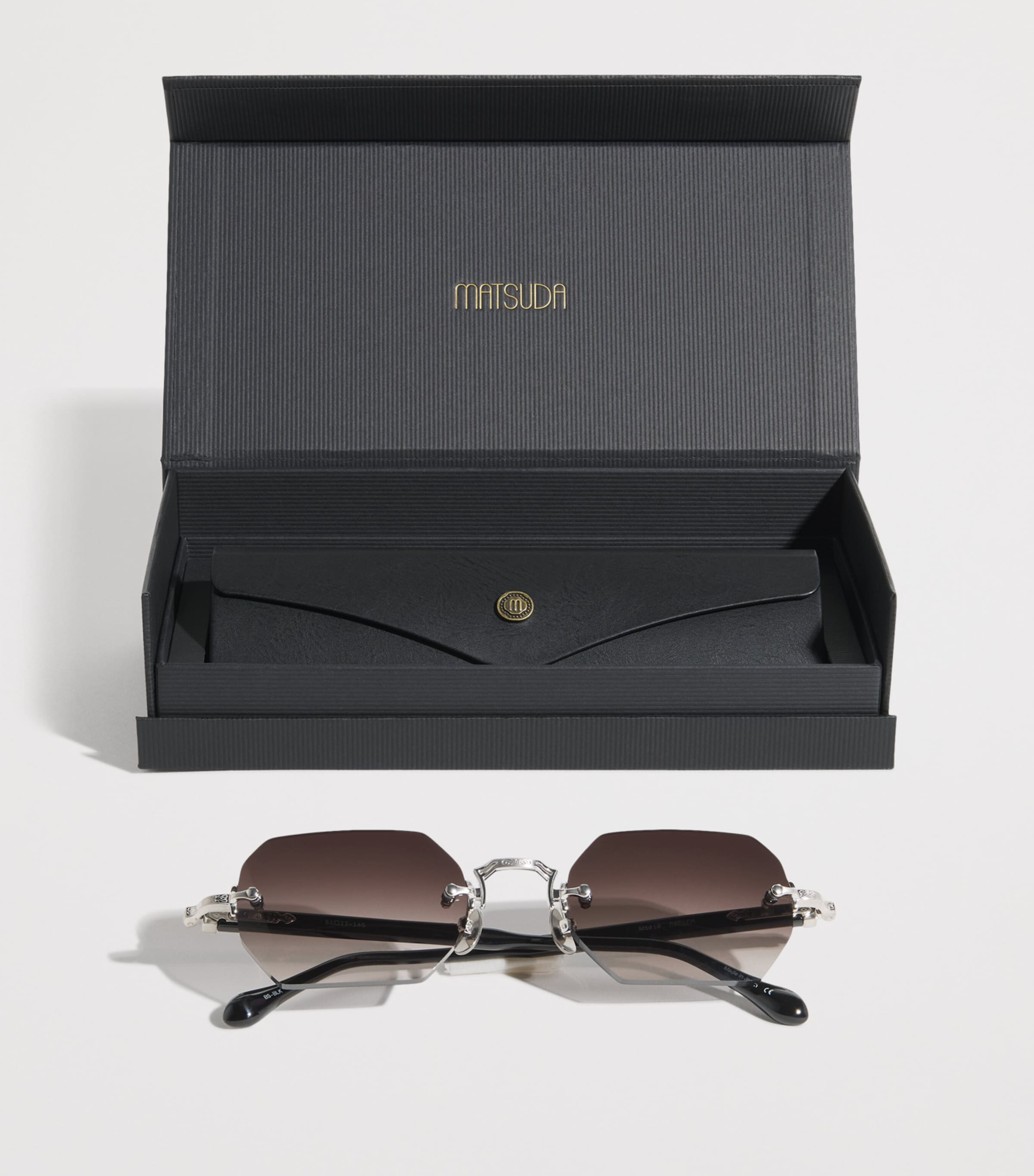 Lunettes de soleil octogonales Matsuda M5010 en titane, version UK