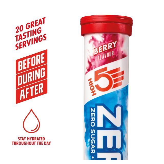 HIGH5 ZERO Berry Electrolyte Sports Drink Tablets - 20 tab   20 per pack