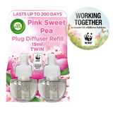 Airwick Pink Sweet Pea Plug In Twin Refill   2 x 17ml GOODS M&S   