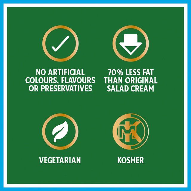 Heinz Top Down Light Salad Cream 70% Less Fat   415g GOODS M&S   