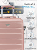 Flight Knight underseat cabin luggage Rose Gold 45x36x20cm, imported from the UK