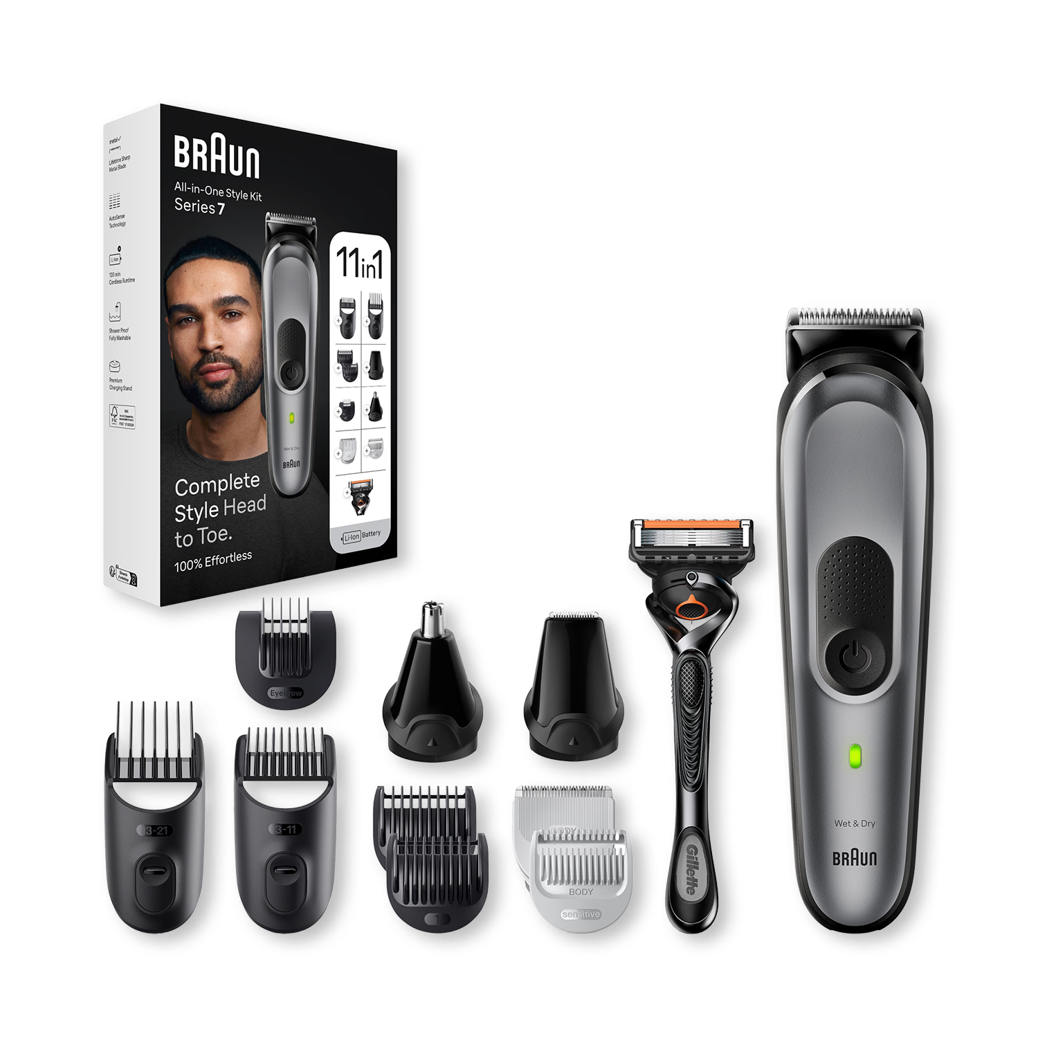 Braun grooming kit Series 7 MGK7440, UK version
