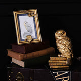 Warner Bros Harry Potter Hedwig alumni gold photo frame, UK version